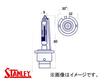 スタンレー/STANLEY HIDバーナー（ディスチャージランプ・キセノンランプ） D2R 85V 35W DL01 4000K