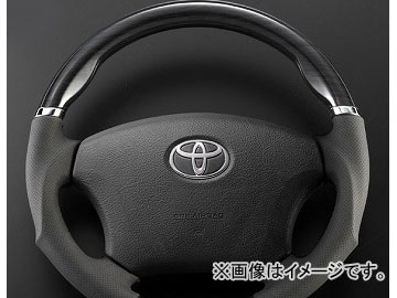シルクブレイズ スポーツステアリング タイプSD トヨタ ハイエース/レジアスエース TRH/KDH200系 黒木目