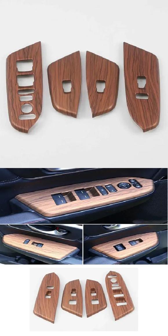 車用内装パーツ 適用: ホンダ CRV CR-V 2017 2018 2019 2020 2021 2022 ピーチ ウッド インテリア アクセサリー 装飾 カバー トリム フレーム パネル ロー 構成・ハイ 構成 SR-AA-0268