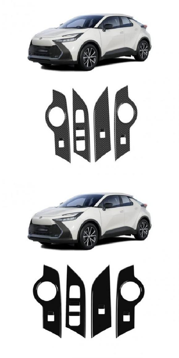ѡ Ŭ: ȥ西 CHR C-HR 2024 2025 ABS ɥ å С ʡ ɥ ϥɥ ܥ  ǥ С ȥ ƥꥢ ꡼ ɥ å ܥ󡦥ɥ å ֥å SR-AA-0740
