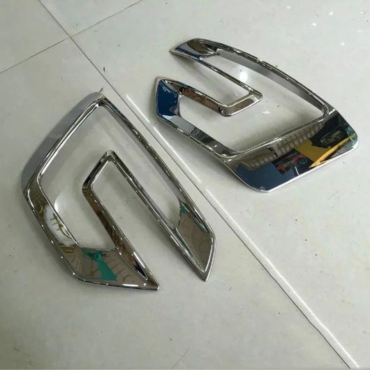 車用外装パーツ 適用: フォード/FORD エクスプローラー スポーツ 2016 2017 ABS クローム ヘッド フォグライト フレーム カバー フロント フォグライト ランプ カバー トリム SR-AA-4452