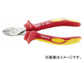 スタビレー/STAHLWILLE 絶縁斜ニッパー（66008180） 品番：6600 8 180