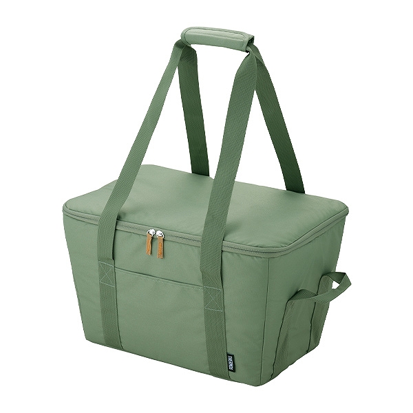 サーモス/THERMOS 保冷買い物カゴ用バッグ カーキ 約25L RFG-025(KKI)