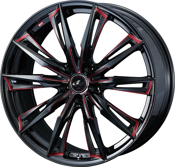 LEONIS GX ۥ BK/SC(RED) 197.5J 48 5H114.3 1ʬ(4) 39381