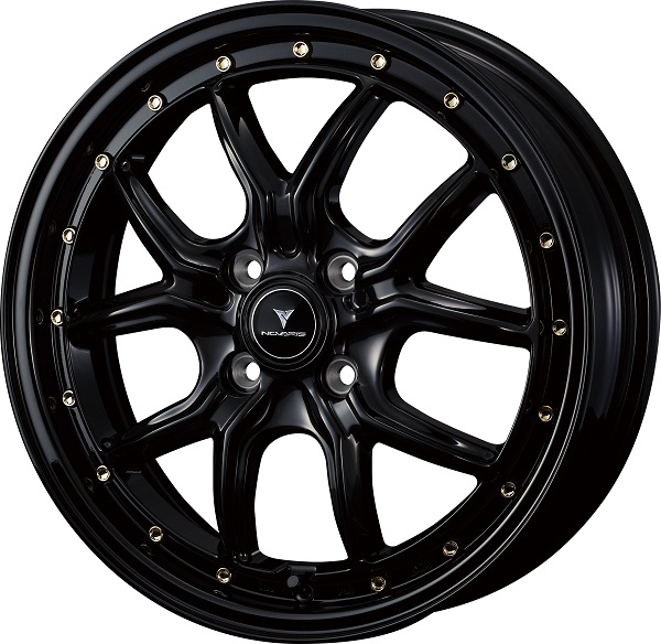 NOVARIS ASSET S1 ۥ BLACK/GOLD PIERCE 165.0J 45 4H100 1ʬ(4) 41320