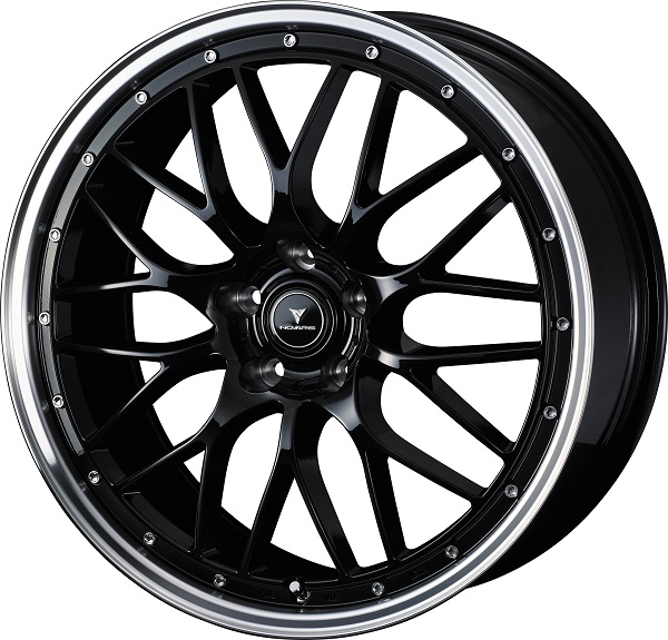 NOVARIS ASSET M1 ۥ BLACK/RIM POLISH 187.5J 38 5H114.3 1ʬ(4) 41082