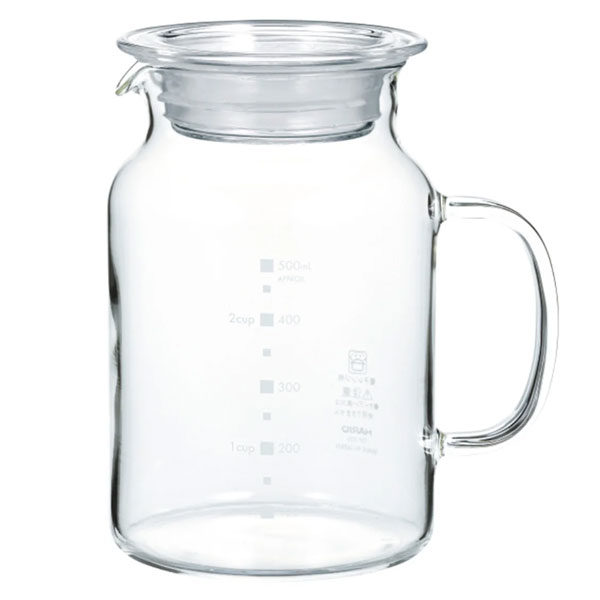 ϥꥪ/HARIO 饹Τ졦ݥå ꥢ 500ml Ǯ饹 ե򤷤ޤŻҥ󥸲ǽ GTP-500(05063168)