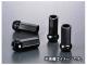 デジキャン クロモリレーシングナット 86 180SX GT-R 等 ブラック 17HEX貫通 P1.25 50mm 入数：1セット(4本入) CN6K5012BK-DC