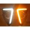ȥ西 RAV4 2016 2017LED DRL ǥ˥󥰥饤ȥ˥ ʥ եץȥ饤 white and yellow AL-BB-1180 AL
