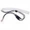 2 ֥륫顼 DRL ѥ饤ȥե쥭֥ LED 塼֥ƥȥåץեС ʥ ֥졼  6000K 30cm white turn yellow AL-BB-1431 AL