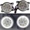 ۥ CR-V CRV 2.4L L4 2012 ~ 2014 4000LM LED Х H11 ե饤 + 󥸥륢 ǥ˥󥰥饤 DRL 12V White Angel Eye AL-BB-1593 AL