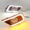   ȥ 2016 2017 LED ư DRL ǥ˥ 饤 ǥ饤 ե إå  White and Yellow AL-BB-1716 AL