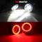 4000LM H11 LED Х ե  å DRL 12 ե˥ƥ FX FX35 FX37 FX45 FX50 FX30D 2006-2015 Red Angel Eye AL-BB-1720 AL