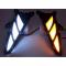  Ŭ: ȥ西 C-HR CHR 2016 2017 ե ե LED DRL ǥ ˥ 饤 ǥ饤 ۥ磻   ʥ 002 AL-FF-0808 AL
