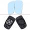ɥߥ顼 Ŭ: ե륯/VOLKSWAGEN å ꥢ 2001-2006 ꥢ ӥ塼 ߥ顼  ҡ ߥ顼 饹 ֥롼  1ڥ AL-II-1206 AL