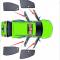 󥷥 Ŭ: BMW E30 X1 E84/X3 E83 F25 G01/X4 F26/X5 E70 F15/X6 E71 F16 ֥å ɥ 󥷥 å  ֥饤 4 ɥ 󥷥 AL-II-1522 AL