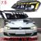 ѥ饤 2ԡ Хѡ إåɥ 7 إåɥ饤 2014-2017 륤LED DRL 饤 ե 001 VW 7 2014-2017 HID Υ 饤 AL-OO-0013 AL