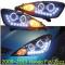 ѥ饤 Ŭ: 㥺 եå DRL2009 2010 2011 2012 2ԡ Хѡ  إåɥ饤 HID Υ إå BI-Υ ץ LED DRL ǥ1 ۥ եå 㥺 2009-2012 ֥롼 DRL AL-OO-0326 AL