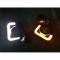 ѥ饤 LED ǥ ˥ 饤 ե  Ŭ: ϥ 2014-2018 LED ե С 12V إåɥ饤  󥫡 饤 ۥ磻  2PC AL-OO-0924 AL