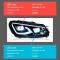 ѥ饤 إå  Ŭ:  6 MK6 LED إåɥ饤 2009-2013 إåɥ饤 R20 MK6 DRL 󥫡 ϥ ӡ 󥸥  ץ  ե LED AL-OO-7811 AL
