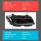 ѥ饤 إå  Ŭ: VW ƥ LED إåɥ饤 2017-2021 إåɥ饤 ƥ DRL 󥫡 ϥ ӡ 󥸥  ץ  ե LED AL-OO-7924 AL