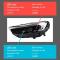 ѥ饤 إå  Ŭ: ڥ/OPEL ӥ奤å/BUICK GL8 LED إåɥ饤 2017-2020 إåɥ饤 GL8 DRL 󥫡 ϥ ӡ 󥸥  ץ  ե LED AL-OO-7940 AL
