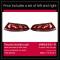ѥ饤 ơ  Ŭ: VW  7 ꥢ LED ơ饤 2013-2020  7.5 ݡ ꥢ ե ֥졼 󥫡 ꡼å AL-OO-8023 AL