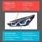 ѥ饤 إå  Ŭ: ե/FORD ե LED إåɥ饤 2015-2017 إåɥ饤 ե DRL 󥫡 ϥ ӡ 󥸥  ץ  Хִޤޤʤ AL-OO-8075 AL