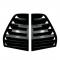 ѳѡ Ŭ: ե륯/VOLKSWAGEN  5 MK5 5 ɥ 2003-2010 ꥢ 롼С ɥ  å С ȥ ƥå ᤭Ф  ԥΥ֥å SR-BB-7506