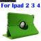 iPad iPad 2/3/4  PU쥶 ǥץ쥤360ٲž С [Green for ipad 234] AL-AA-2963 AL