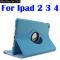 iPad iPad 2/3/4  PU쥶 ǥץ쥤360ٲž С [Sky Blue for 234] AL-AA-2971 AL