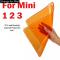 iPad ե  iPad mini ꥳ С åץ 5 3ƩեTPU Хå ९ꥢ륹 [Orange for Mini] AL-AA-3212 AL