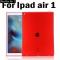 iPad ե  iPad Air 1 ꥳ С åץ 5 3ƩեTPU Хå ९ꥢ륹 [Red for Air 1] AL-AA-3217 AL