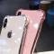 スマホケース シャイニングパウダー クリア ケース 保護 カバー ソフト TPU iPhone ブラック～クリア iPhone 6/6s～iPhoneXSMax AL-AA-9038 AL