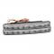 2 ˥С  DRL 饤ȥǥ˥󥰥饤ȥС 12V 8LED ɿ եץɥۥ磻 12V AL-BB-1132 AL