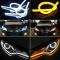 2 ꥫ LED DRL 󥷥ʥ볰饤ȥǥ˥󥰥饤  12V SMD COB ٤2 30CM WHITEBlue AL-BB-1326 AL