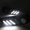  ۥ ӥå 10th 2016 2017 LED DRL ǥ ˥󥰥饤 ȥեץۡ륫С˥ ʥ  White and Yellow AL-BB-1336 AL