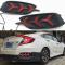  2ĥ ۥ ӥå 2016 2017 LED DRL ꥢ Хѡ 饤ȥ֥졼饤ȷٹơ饤 ٤2Хꥨ Red CoverBlack Cover 2 functions AL-BB-1345 AL