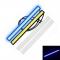 1ԡ 17cm 12V COB LED DRL ɥ饤ӥ ǥ ˥󥰥饤 ȥåCOB LED DRL Сȥ饤ץѥͥ  ɥ饤ӥ ֥饤 ٤3Хꥨ ice blueBlue AL-BB-1400 AL