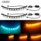 ǥ˥󥰥饤 2*12 LED DRL ե ե쥭֥ ꥳ ɿĶ⵱ LED ե A3 ice blue turn yellow AL-BB-1495 AL