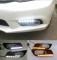˥ ʥ 졼 12V LED DRL ǥ˥󥰥饤 ۥ ӥå С 9TH 2012 2013 White and yellow AL-BB-1501 AL