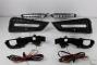 2 ǥ饤 LED ǥ˥󥰥饤 12V DRL ۥ ƥ 2015 2016 2017  顼顼 ʥ   White and Yellow AL-BB-1590 AL