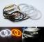 ե˥ƥ FX35 FX45 2003-2008 ۥ磻 & С 2 åȥ LED 󥸥  DRL ؼ AL-BB-1709 AL