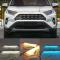  Ŭ: RAV4 2019 2020  ֥롼 󥷥ʥ ǽ 12V DRL LED ǥ ˥ 饤 С  AL-FF-0733 AL