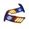  Ŭ: ȥ西  2017 2018 LED ǥ ˥ 饤 12V ABS DRL  󥷥ʥ ֥롼 󥸥  AL-FF-0866 AL