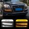 󥫡 2ԡ LED DRL Ŭ: ǥ/AUDI Q7 2010 2011 2012 2013 2014 2015 ʥߥå  󥫡 ǥ˥󥰥饤 ե ۥ磻  AL-II-2072 AL