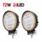 ѥ饤 2ԡ 4 ե LED  饤 С 72W 24 LED ݥå  ӡ ݥåȥ饤 Ŭ: /JEEP ATV UAZ SUV 4WD 4X4 ȥå ȥ饯 AL-MM-2290 AL