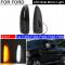 ѥ饤 2ԡ LED  Хåߥ顼 ߥ顼 饤 2in1 С 󥷥ʥ ۥ磻 ݥ 饤 1 ڥ Ŭ: ե/FORD F250 F350 F450 F550 F650 AL-MM-5668 AL