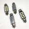車用ライト 4ピース フェストゥーン 31mm 36mm 39mm 41mm 8 SMD LED エラー 5630 5730 CAN-BUS C5W LED インテリア リード ホワイト アイスブルー ドーム ランプ クリスタル ブルー・ホワイト 31mm～41mm AL-MM-8341 AL