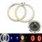 ѥ饤 2ԡ ѡ ֥饤 HALO  COB LED 󥸥륢 إåɥ饤  ȥХ DRL 饤 Х  åɡ 90mm AL-MM-8699 AL